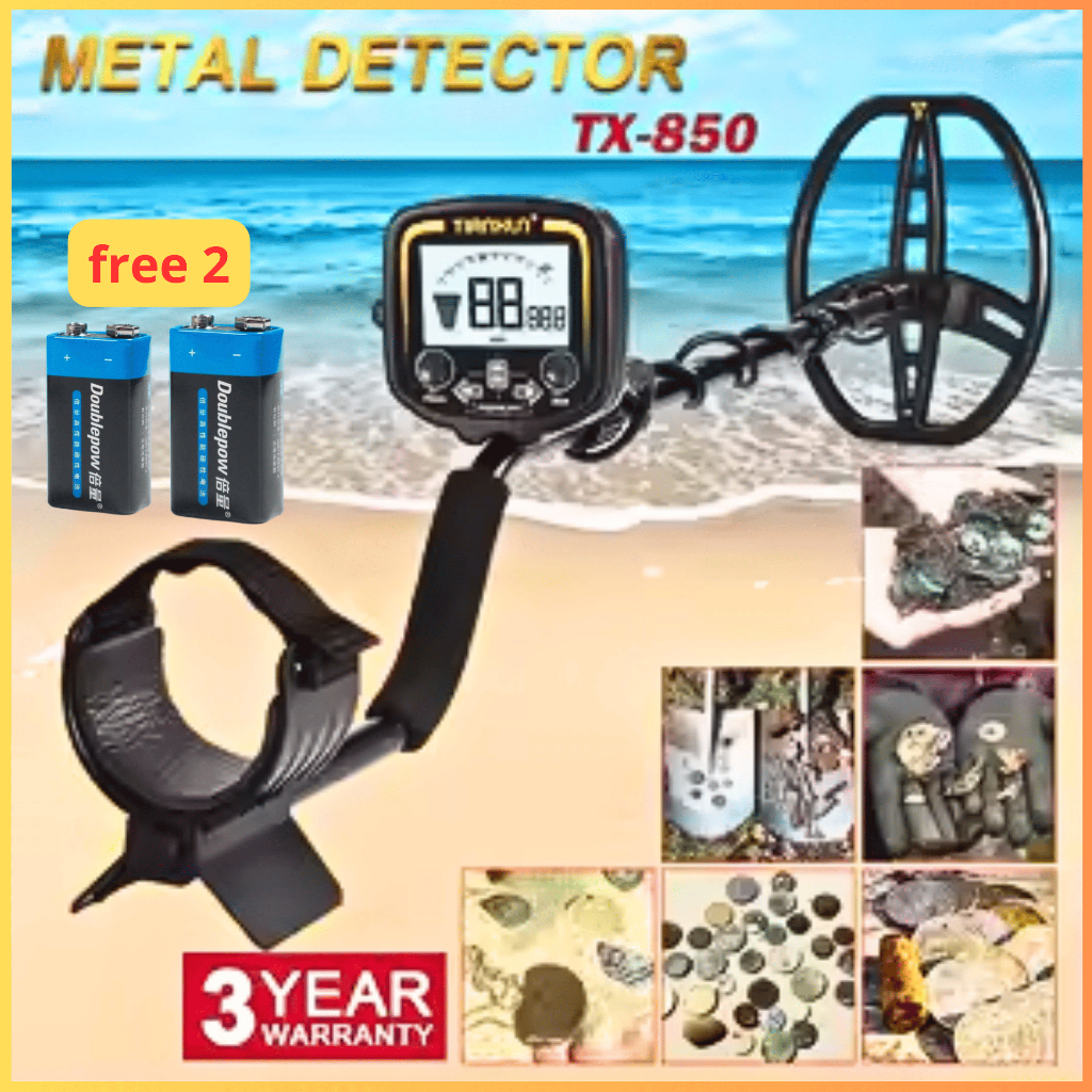 TIANXUN TX 850 Alat Pendeteksi Logam Mulia Gold Silver / Metal Detector emas jarak jauh Bawah tanah
