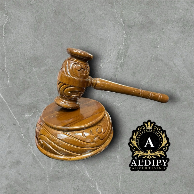 Palu Sidang Rapat Palu Rapat Palu Hakim Palu Rapat Ukiran Bahan Kayu Jati Model Ukir Ready Stok