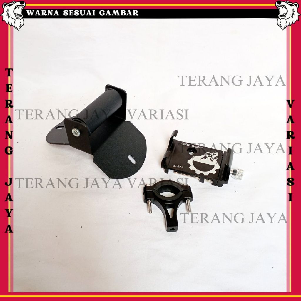 PAKET HOLDER GPS HP NMAX NEW PHONE HOLDER ALUMUNIUM STANG MOTOR BRAKET BRACKET BREKET HOLDER HANDPHO