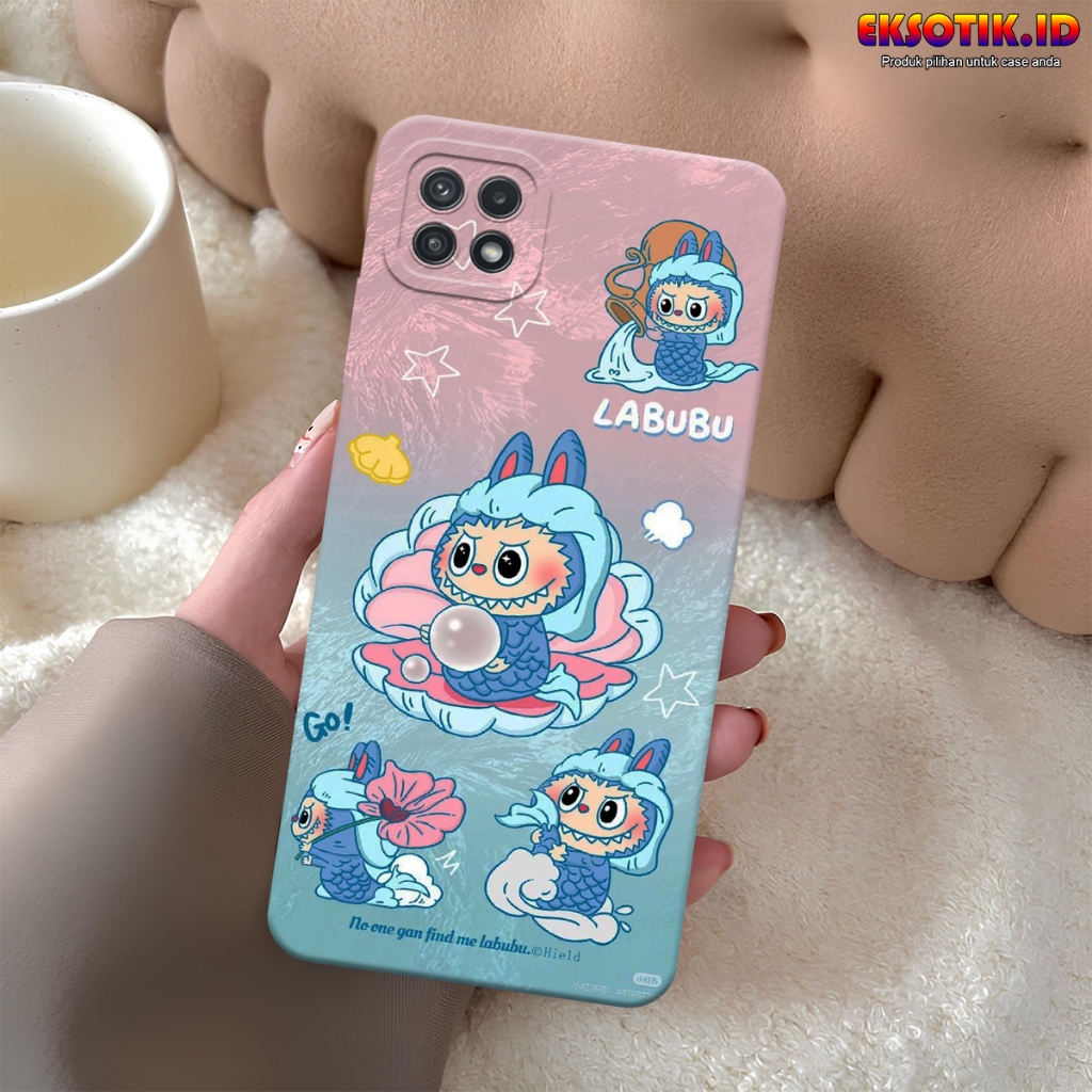 Case Samsung A22 5G - Casing Samsung A22 5G - Fashion Case - Silikon Samsung A22 5G  - Motif Keren D