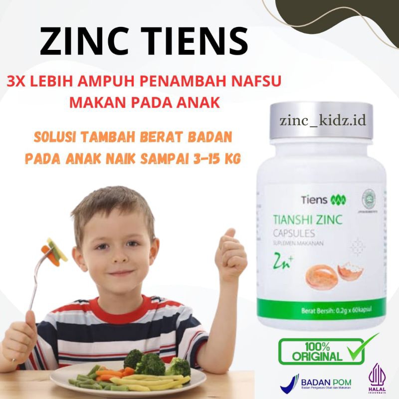 [ PROMO ] Zinc Penggemuk Badan vitamin gemuk zinc untuk anak vitamin untuk bayi zinc untuk bayi vita