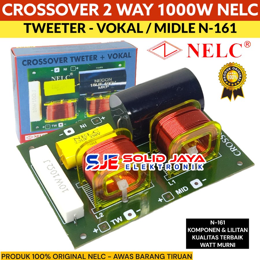 KIT CROSSOVER 2 WAY TWEETER + VOKAL N-161 CROSSOVER PASIF 2 WAY CROSSOVER CROSOVER CROSOFER CROSSOFE