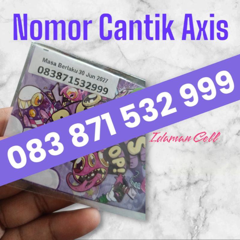 Nomor cantik Axis triple 999