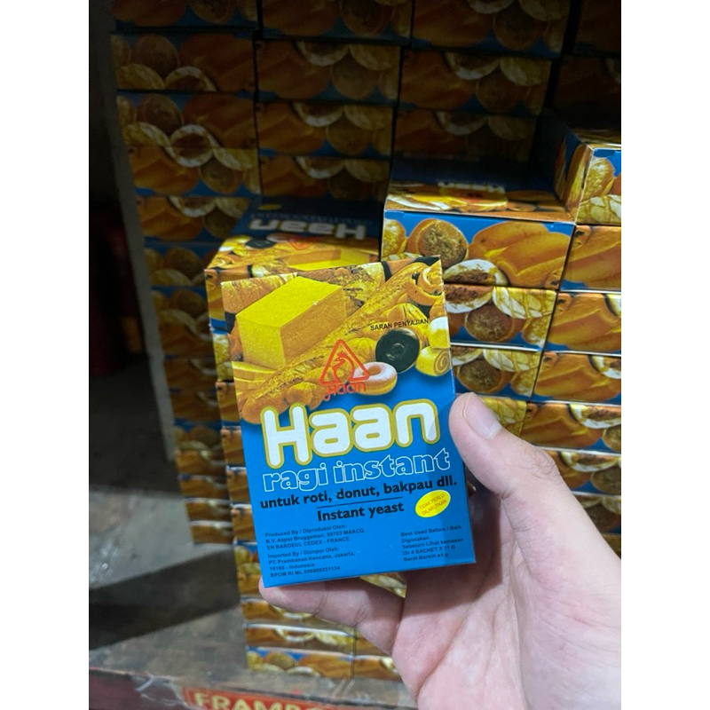 

Haan Instant Ragi Yeast / KTK / isi 4 Sachet