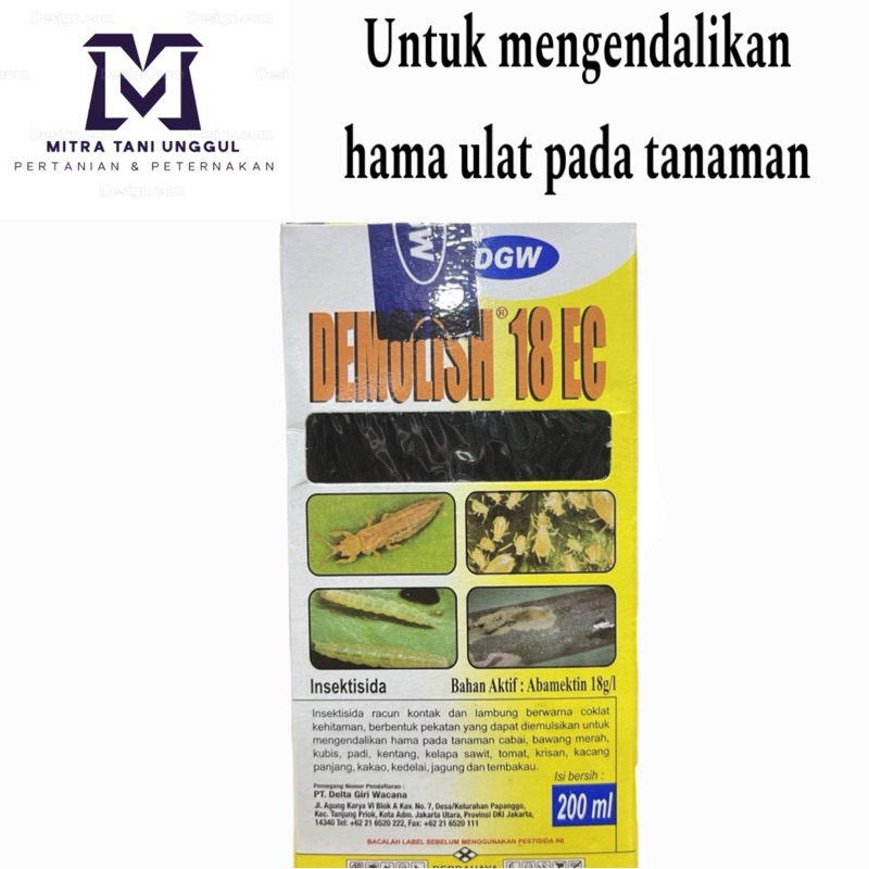 Insektisida Demolish 18EC Abamektin 18g/l