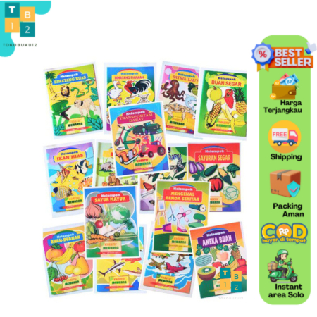 BUKU MEWARNAI ANAK TK PAUD MURAH - BUKU KREATIFITAS ANAK TK PAUD