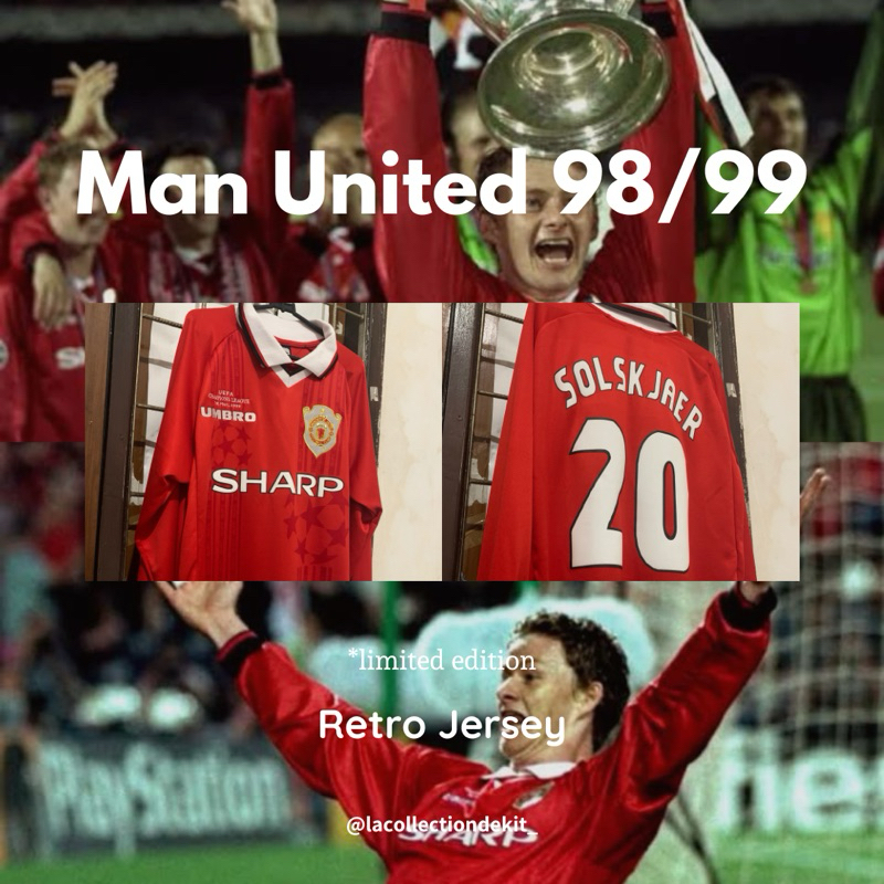 Jersey Manchester United 98/99 Final Champions