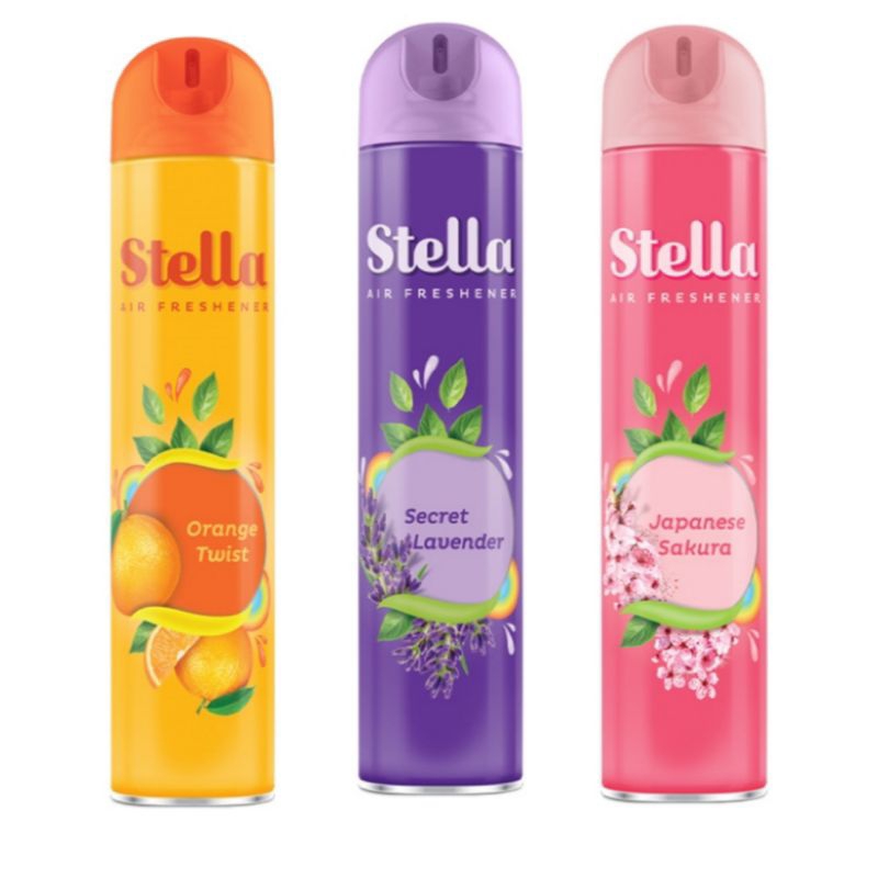 Stella pengharum ruangan Aerosol Orange Sakura lavender