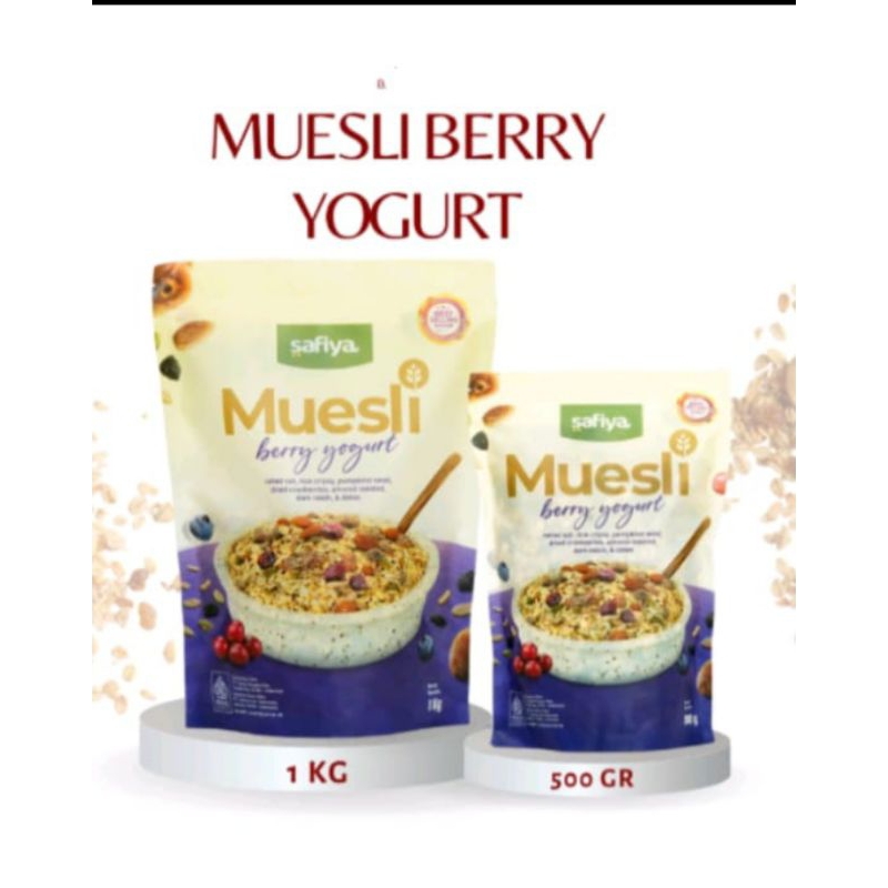 

Muesli Berry Yogurt 500gr dan 1kg | SUPERFOOD | SEREAL MAKANAN SEHAT
