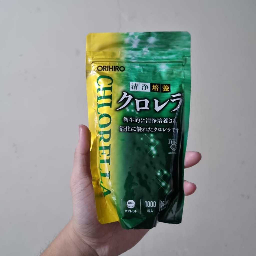 Chlorella Orihiro Spirulina Detox Antioxidant 1000 Tablet Original Jepang Handcarry Japan
