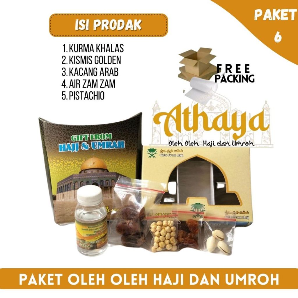 

Oleh-Oleh Haji dan Umroh Super Hemat ISI 50 PCS + Pistachio