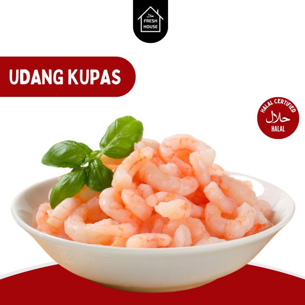 

UDANG KUPAS BERSIH SEGAR FROZEN 500GR