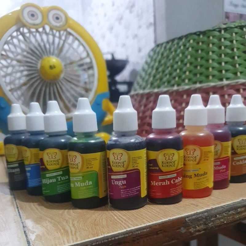 

pewarna makanan koepoe-koepoe 30 ml aneka waran
