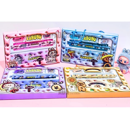 

STUDY SET 107 LABUBU CAPYBARA SANRIO STATIONERY SET SET ALAT TULIS TERMURAH