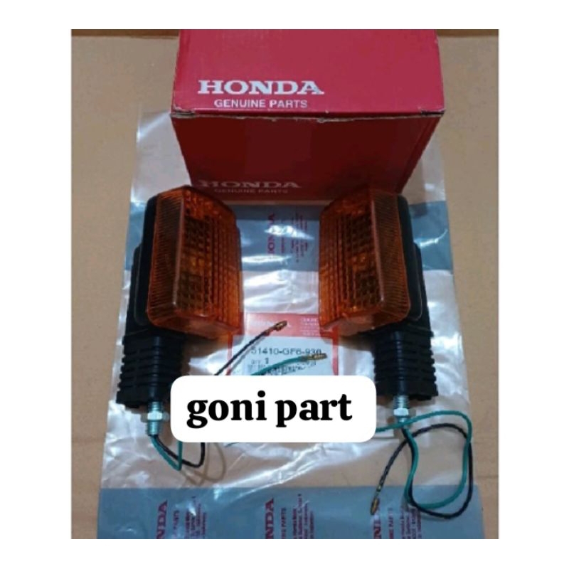 lampu sein GF6 2 biji kanan kiri Honda win 100 win ORI