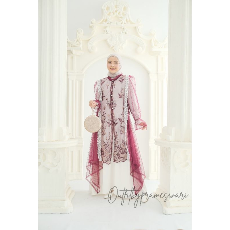 KINANTI OUTER DRESS/OUTER BROKAT/OUTER KONDANGAN