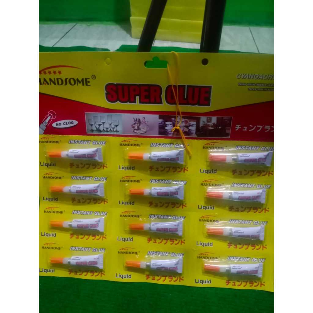 

lem handsom/lem cair renceng isi 12pcs