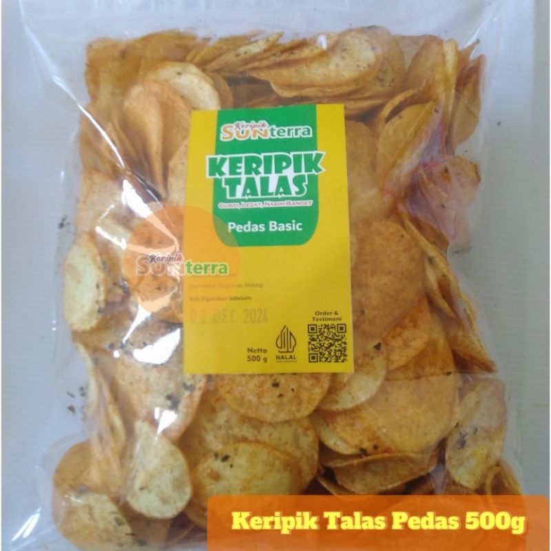 

Keripik Talas Pedas 500g