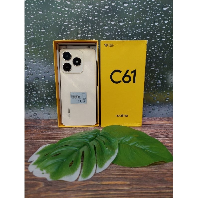 REALME C61 8/128 SECOND MULUS FULLSET ORI RESMI INDONESIA