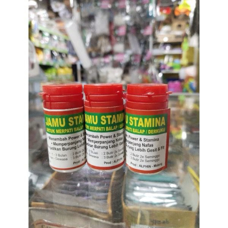 JAMU STAMINA UNTUK MERPATI BALAP/DERKUKU