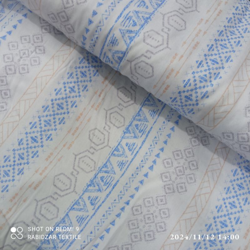 Rabidzar Textile Kain Motif Geometris twile rayon premium