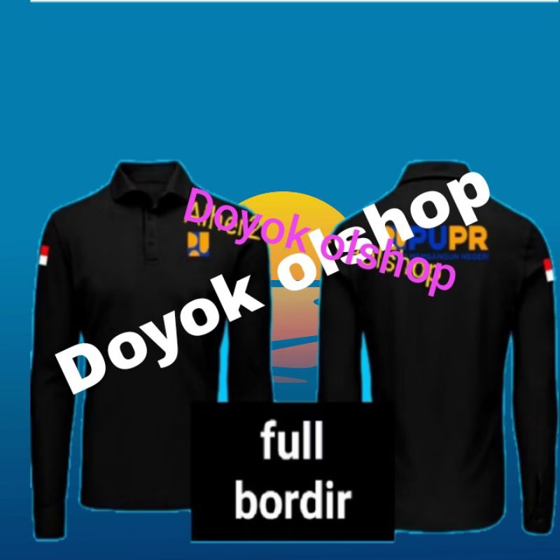 terbaru kaos pupr seragam pupr lakos katun pupr kaos kerah pupr polo shirt pupr polo katun pupr kaos