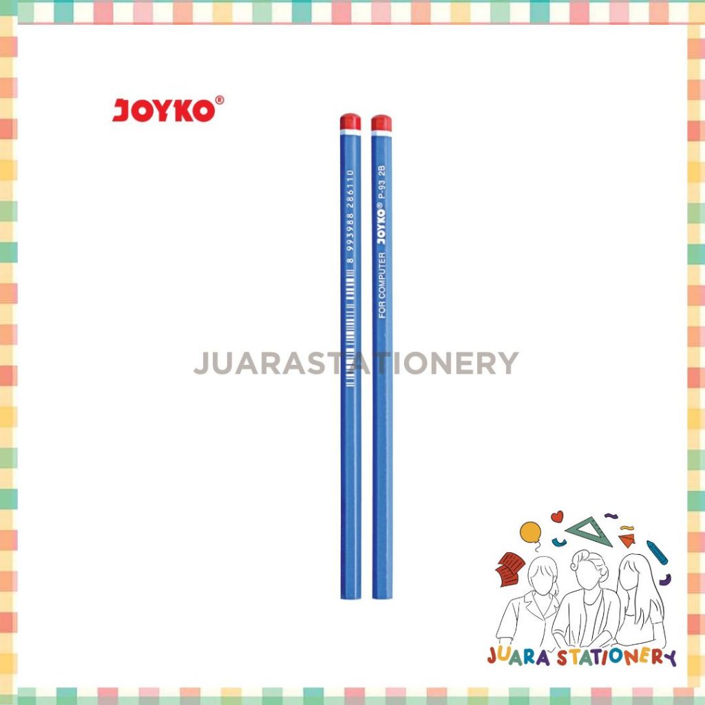 

[SATUAN] Pensil Kayu Joyko P-93 2B Satuan Grosir Pencil (85) / Pensil 2B / pensil 2b / pensil 2b joyko / pensil tulis /' pensil 2b 1 pak / pensil 1 pack / pensil joyko 1 pack / pensil joyko 2b 1 pak / pensil joyco / pensil kayu