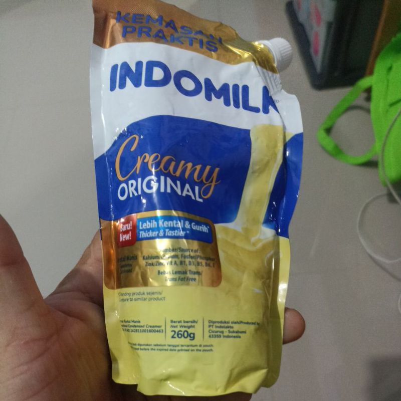 

susu kental manis indomilk creamy original pouch 260 gr