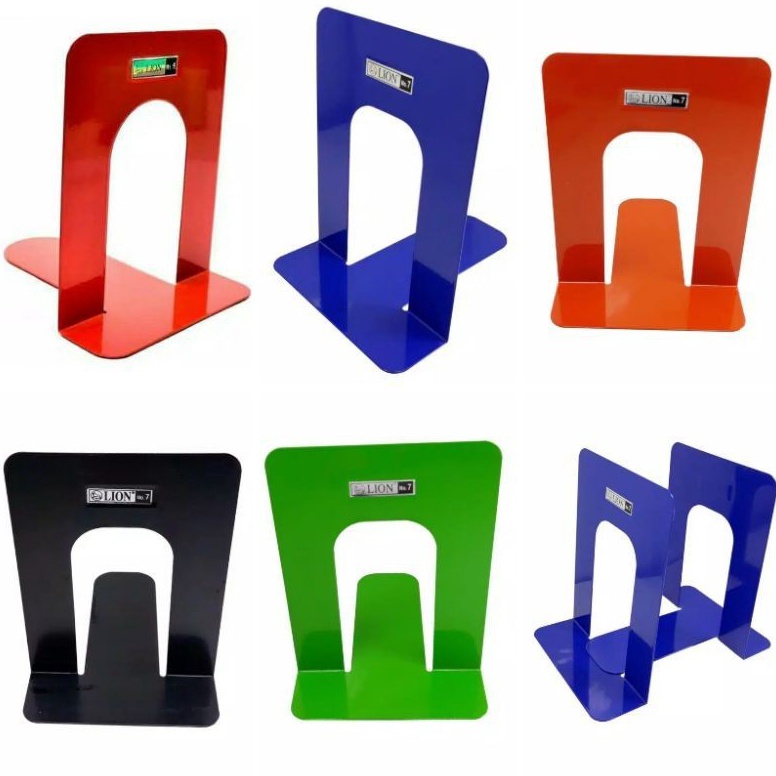 

wdTerkini Pembatas Buku Book End LION No 7 per set isi 2 D48