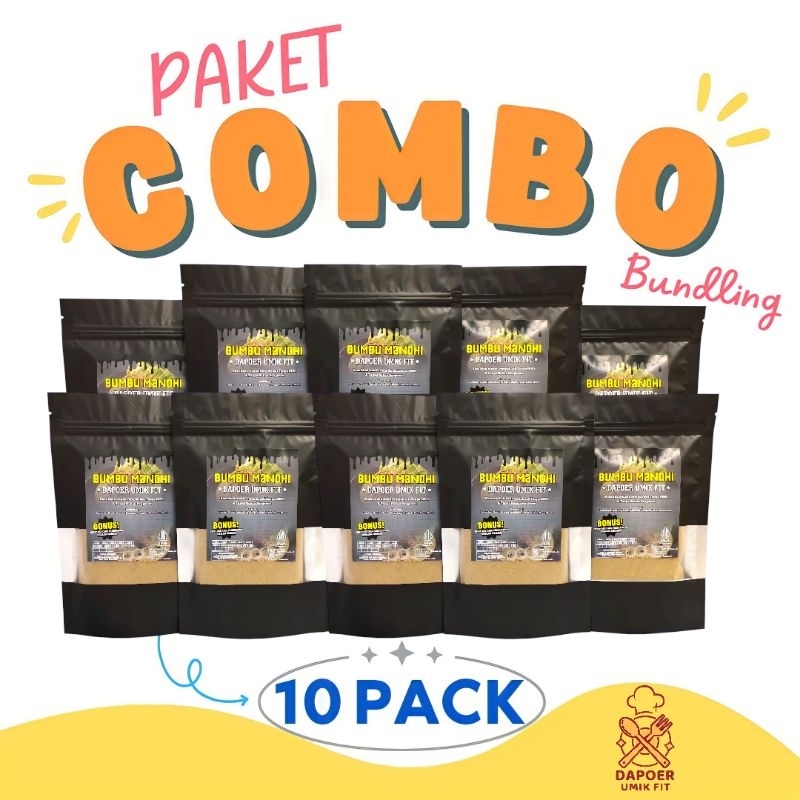 

PAKET COMBO 10 PACK BUMBU INSTAN DAPOER UMIK FIT