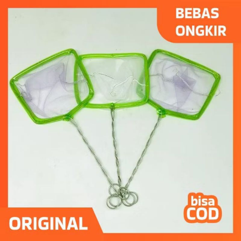 serokan saringan ikan hias 10cm/seser serokan ikan 10cm