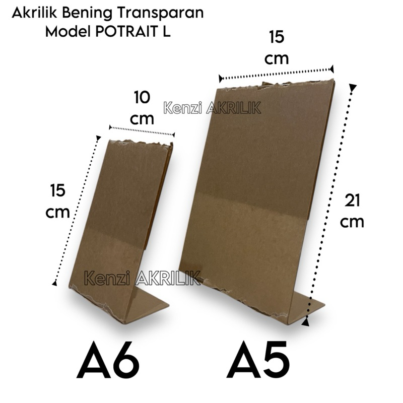 

Akrilik Bening Transparan Tempat Brosur Qris Ukuran A5, A6 Tebal 2mm POTRAIT L