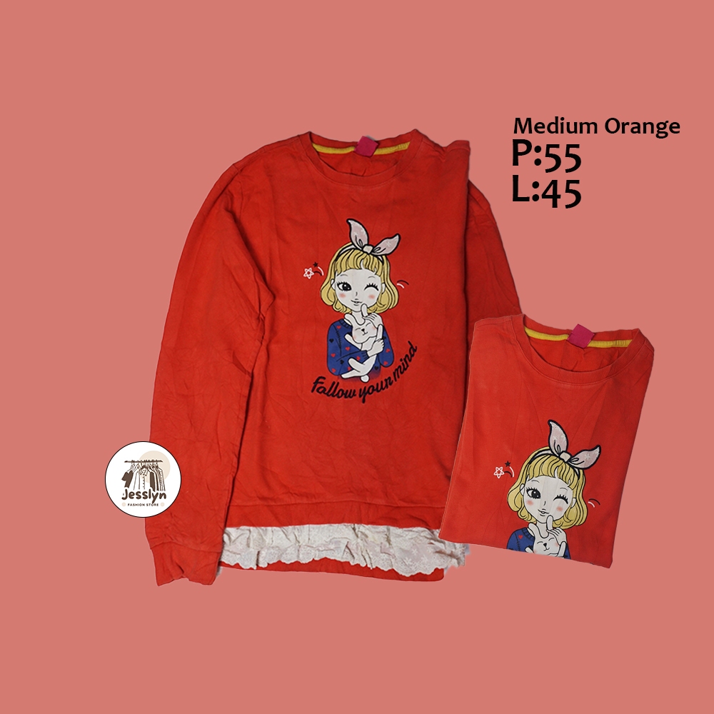 Baju anak perempuan 13-15 tahun / pakaian anak 13-15 tahun / baju lengan panjang untuk anak perempua