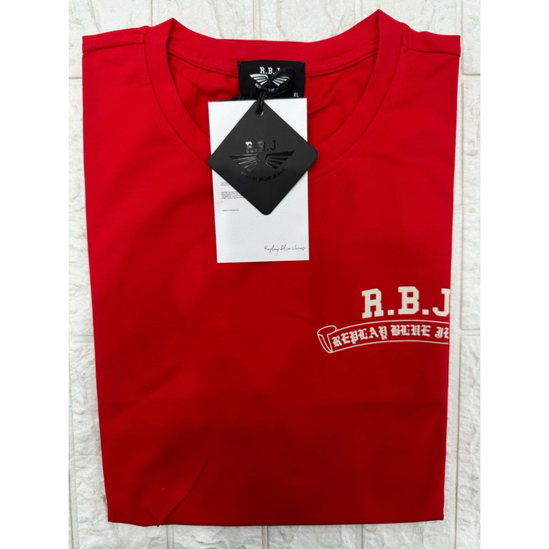 Kaos oblong RBJ DENIM Kaos cowok casual Baju kaos RBJ DENIM cowok