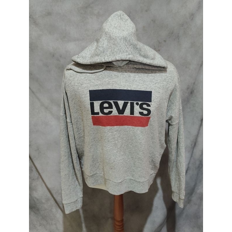 Hoodie Oversize crop Levis Grey Second