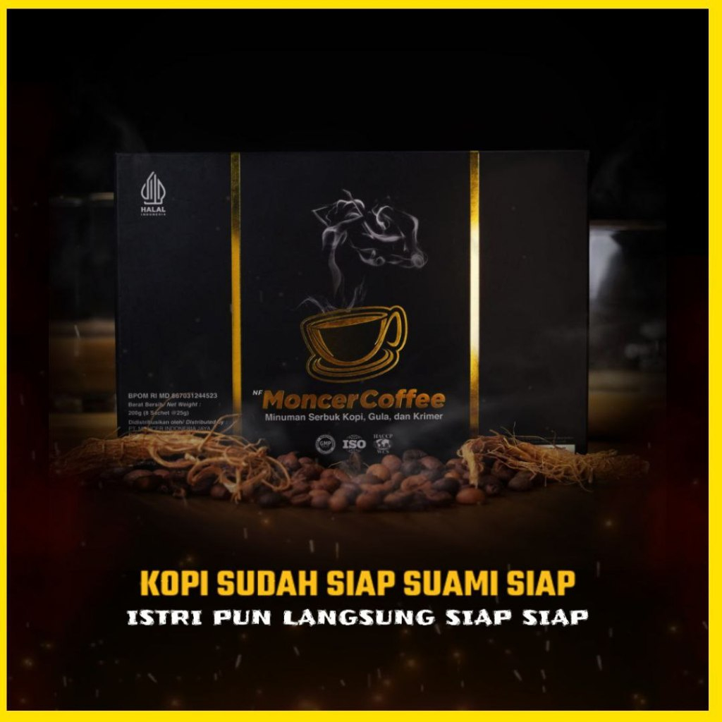 

Mondceer Coffee Original Kopi Kuat Stamina Pria Tahan Lama Perkasa Tanpa Efek Samping Sudah BPOM