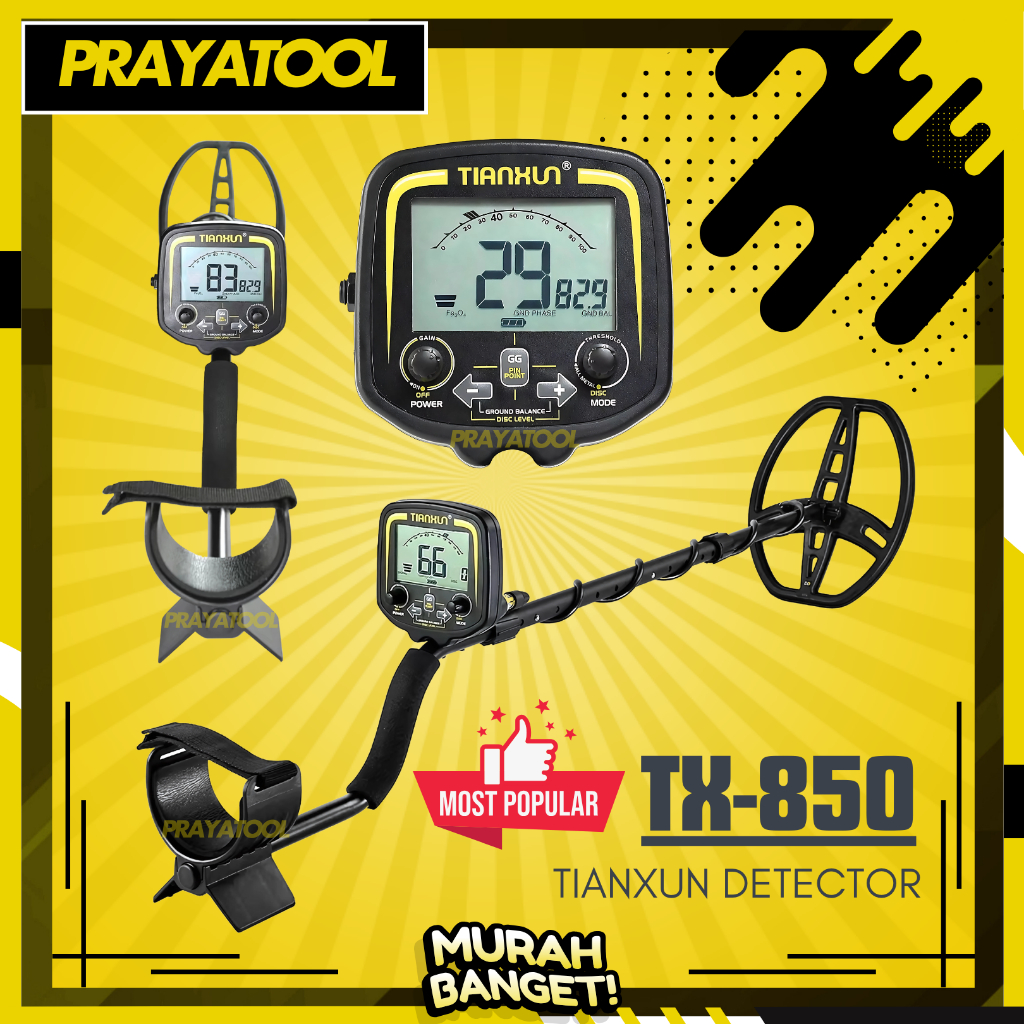 ORIGINAL TIANXUN METAL DETECTOR TX850 UNDERGROUND ALAT PENCARI EMAS TX-850 LOGAM TIANXUN Scanner Log