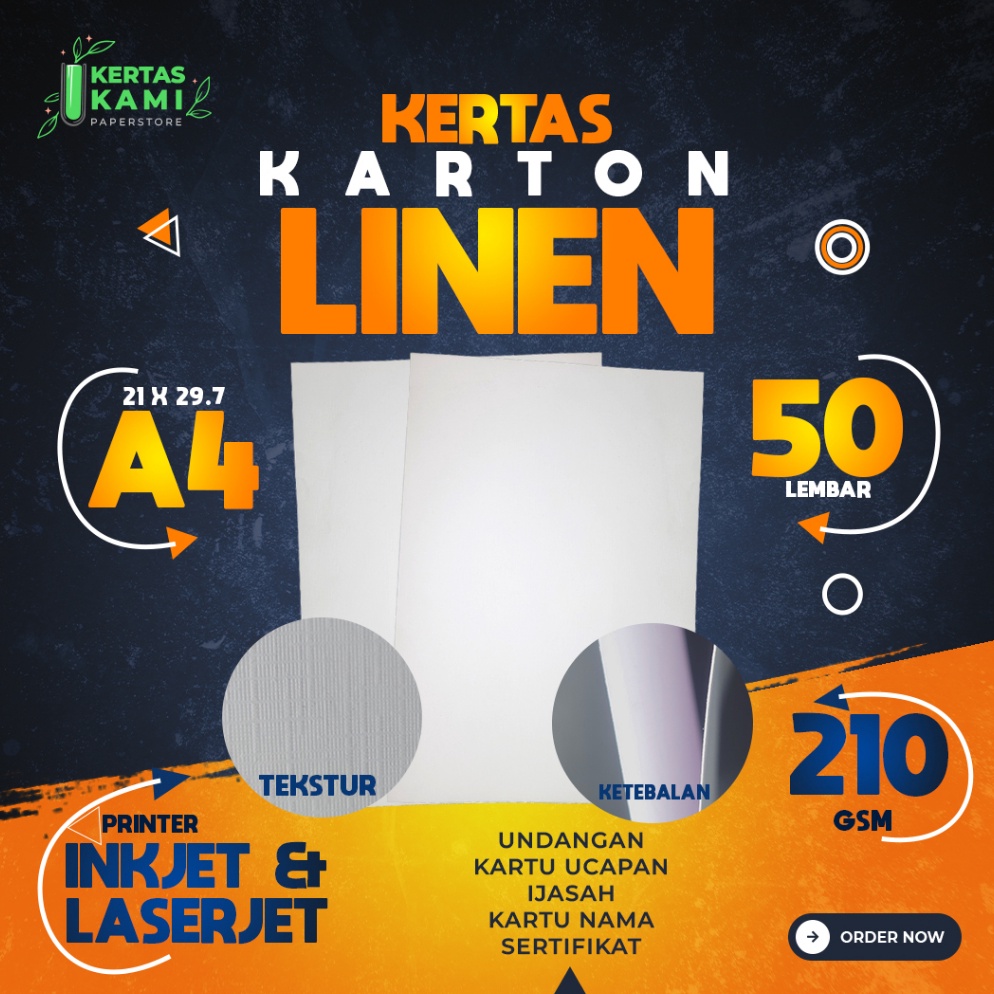 

u7 Best Seller Kertas Linen 21 gsm A4 isi 5 lembar Kertas Tebal Tekstur Kotak Putih A4 21 gram Kertas Undangan Karton Ijasah Sertifikat Kartu Ucapan ukuran A4 D69