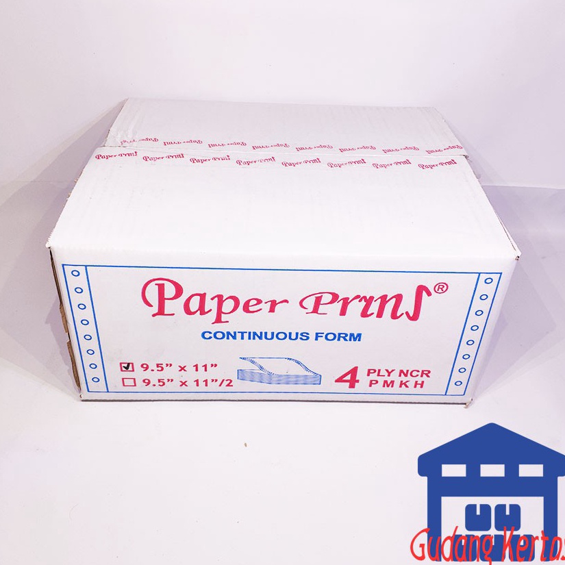 

vg Diskon Promo CONTINUOUS FORM 912 X 11 4PLY PAPERPRYNS B84