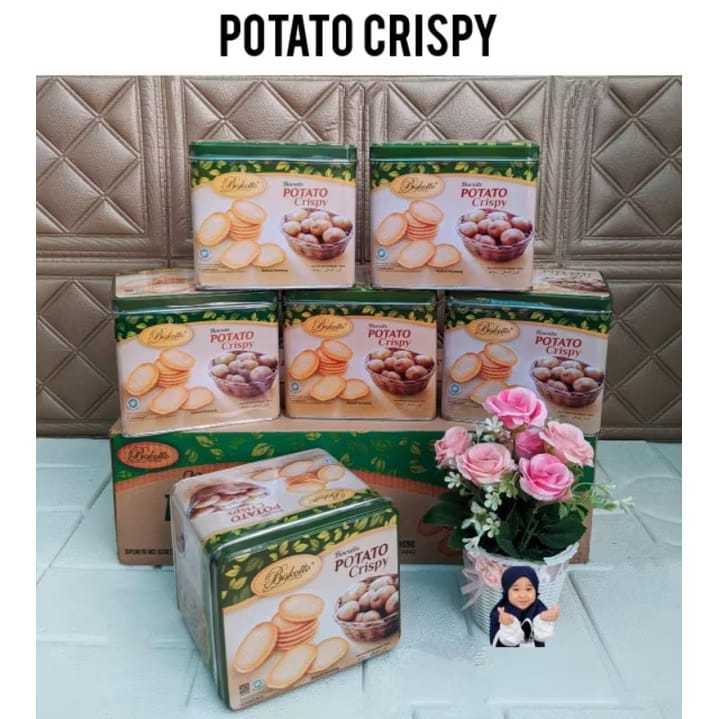 potato crispy kaleng biskuit