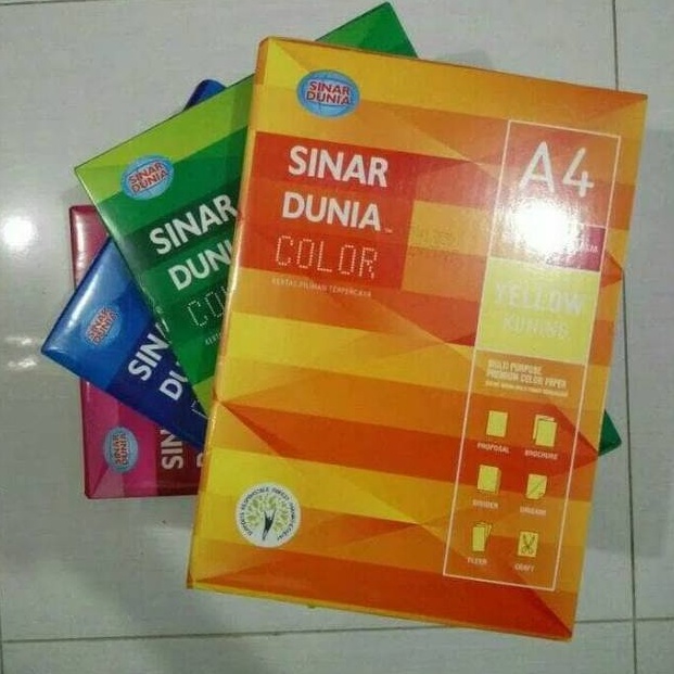 

ouGrosir Kertas warna Sidu A4 7 gram K51
