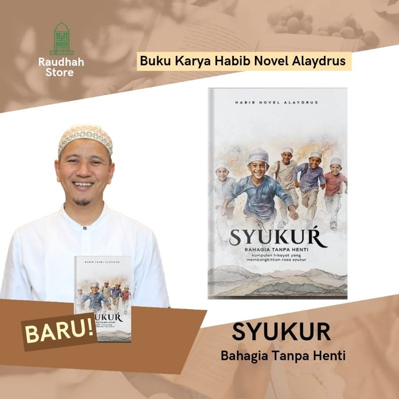 BUKU SYUKUR HABIB NOVEL ALAYDRUS HARDCOVER ORIGINAL