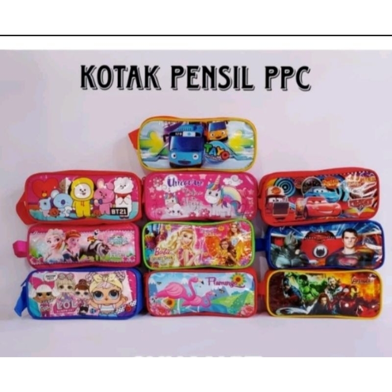 Kotak Pensil Besar Gambar, Kotak Pensil murah, kotak Pensil Anak Ukuran Besar, Tempat Pensil Lucu