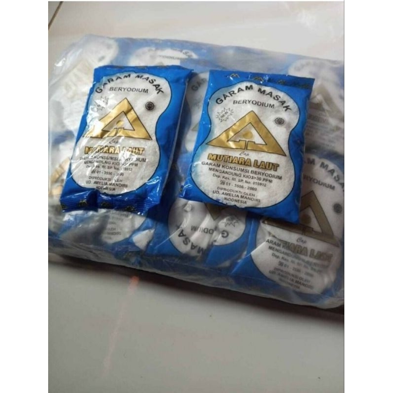 

garam dapur masak 100gram beryodium kemasan