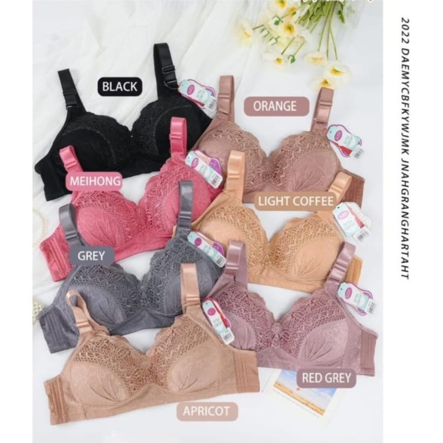 BRA SIMIQI / BH TANPA KAWAT 6221# UKURAN JUMBO SANGAT NYAMAN DIPAKAI-3 PCS