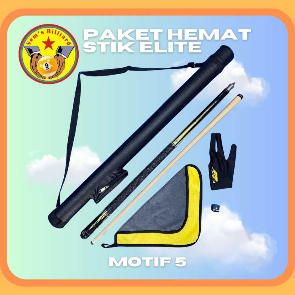 Paket Stick Elite - Paket Stick Billiard - Stick Billiard - Billiard