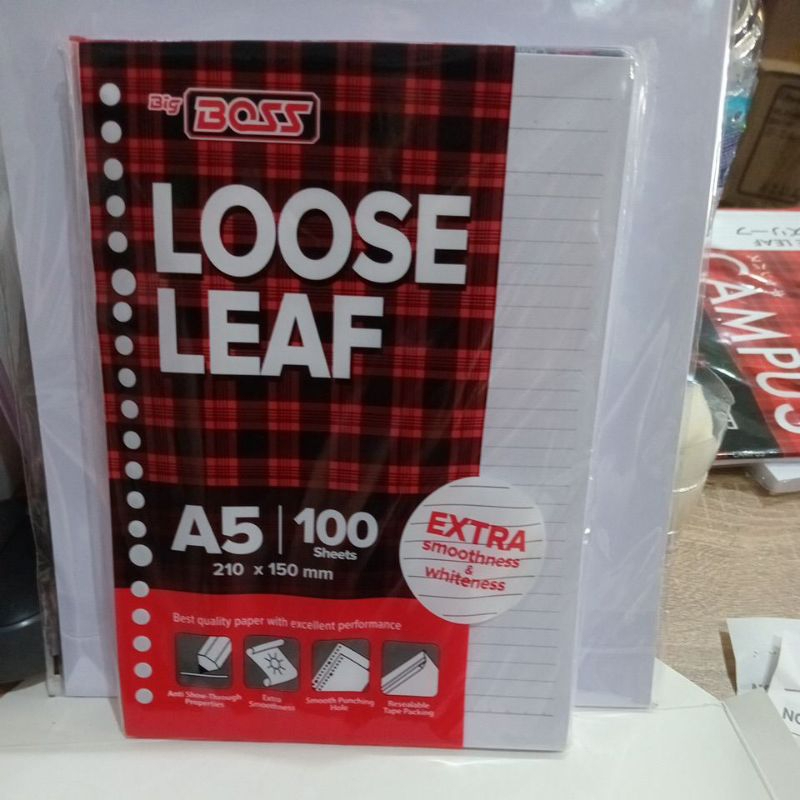 

LOOSE LEAF BIG BOSS A5 100
