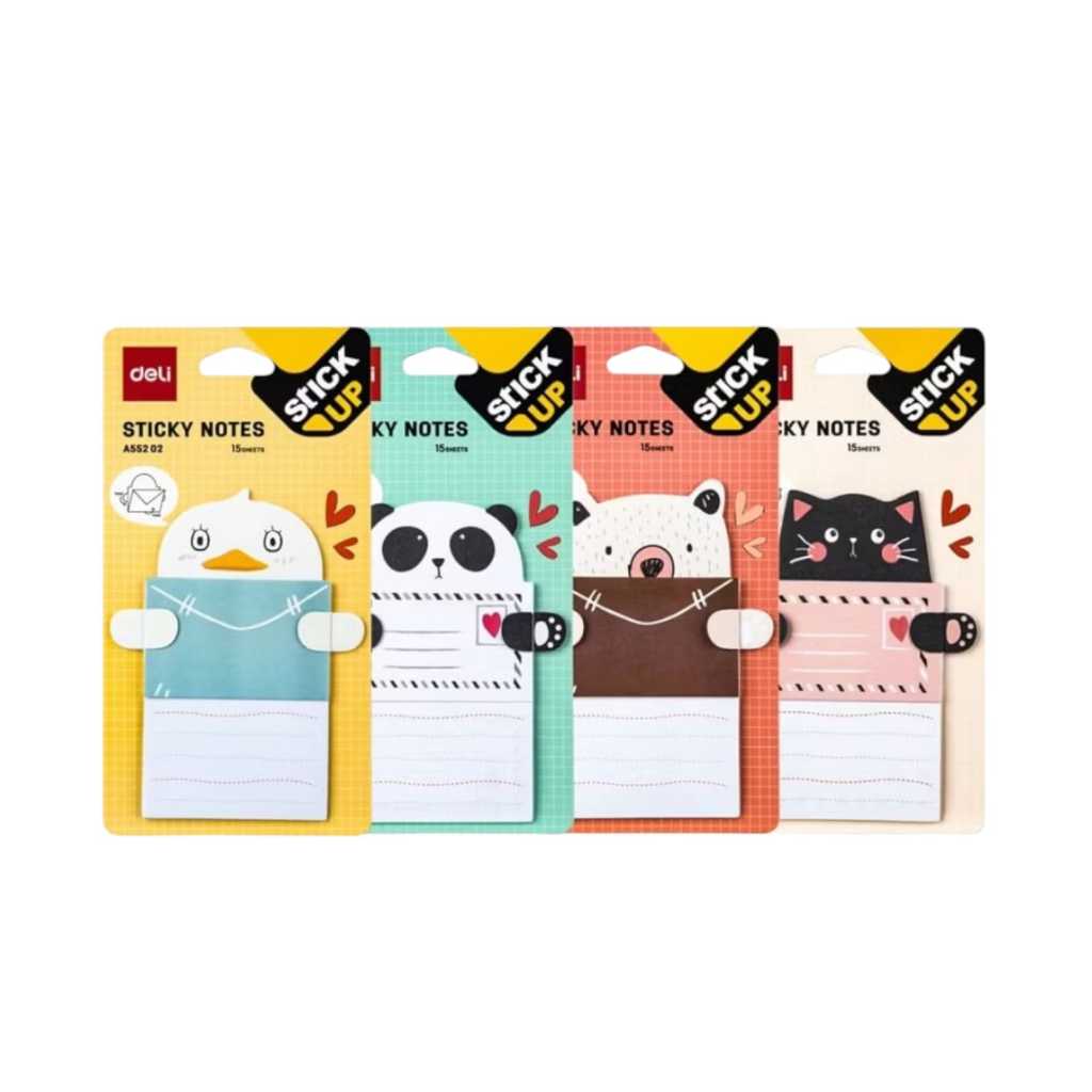 

DELI - EA55202 Sticky Notes /Memo tempel - 76×101mm 3''×4'' 15 sheets