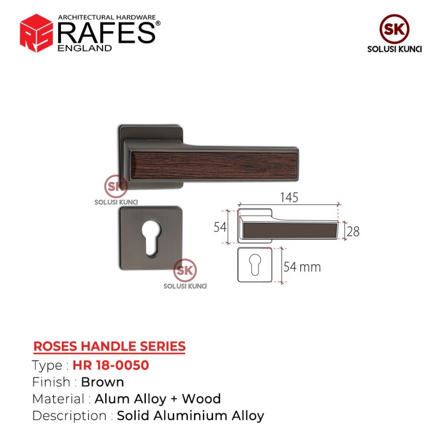 Handle Pintu RAFES ENGLAND - HX 0500