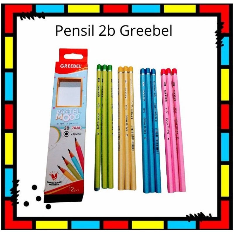 

Pensil 2B 7028 Pastel Mood Greebel